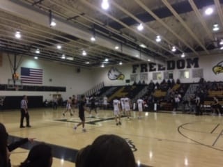 Freedom High School Varsity Boys Basketball Team vs Rock RIdge High School Varsity Boys Basketball 