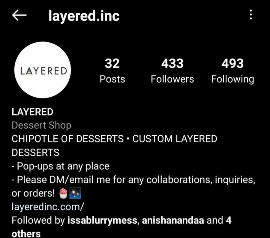 Nanda has a Instagram page for her business. Screenshot taken by Pratha Ravani.  