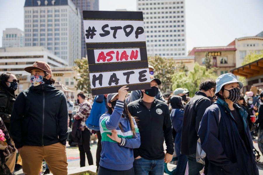 A protest in San Francisco, CA to end the violence against Asian-Americans. Photo provided by Jason Leung.
