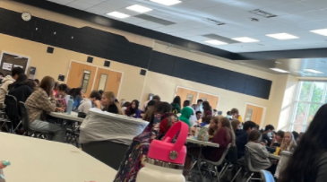 The lunch room at Freedom high school. Photo taken by Addy Welz.