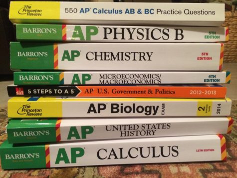 Students continue to stack up their workload with multiple AP classes. Photo credit to achsstinger.com.
