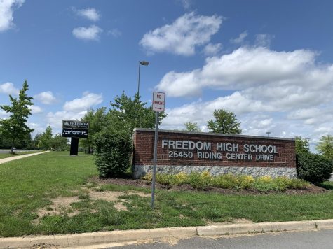 Freedom High School is located at 25450 Riding Center Dr. Chantilly, VA.