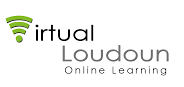 The logo of the online learning program offered to Loudoun County students: Virtual Loudoun.