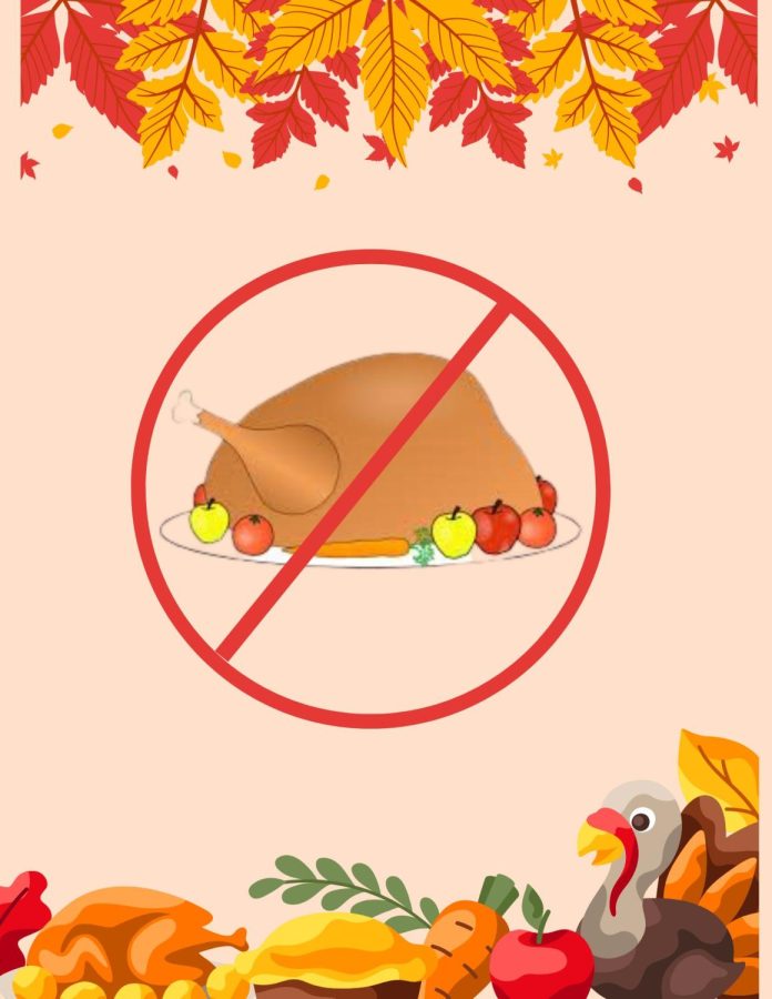 Deleting turkey from Thanksgiving.