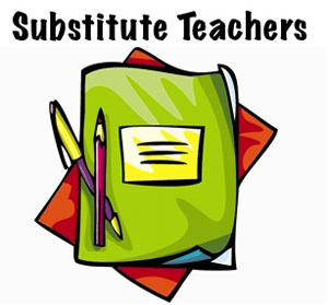 Graphic to represent substitute teachers that come in to teach FHS students.