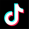The logo for TikTok, the social media app facing potential ban from US devices.