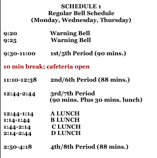 LCPS new start time pushes school back by fifteen minutes.