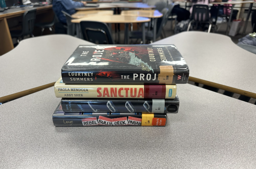 Examples of some books from book club at Freedom High School.