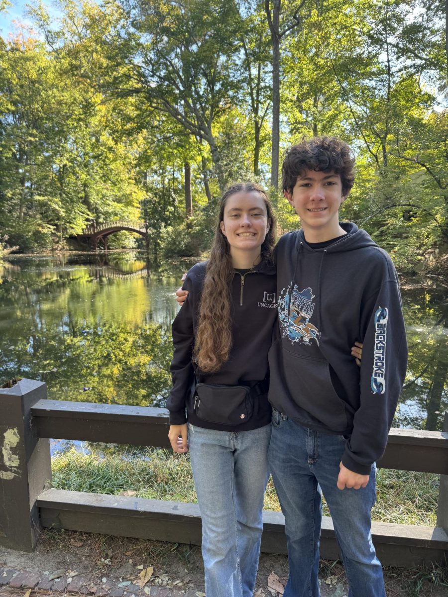 Siblings senior Keira McDowell and freshman Ian McDowell on vacation together. Photo provided by Keira McDowell.