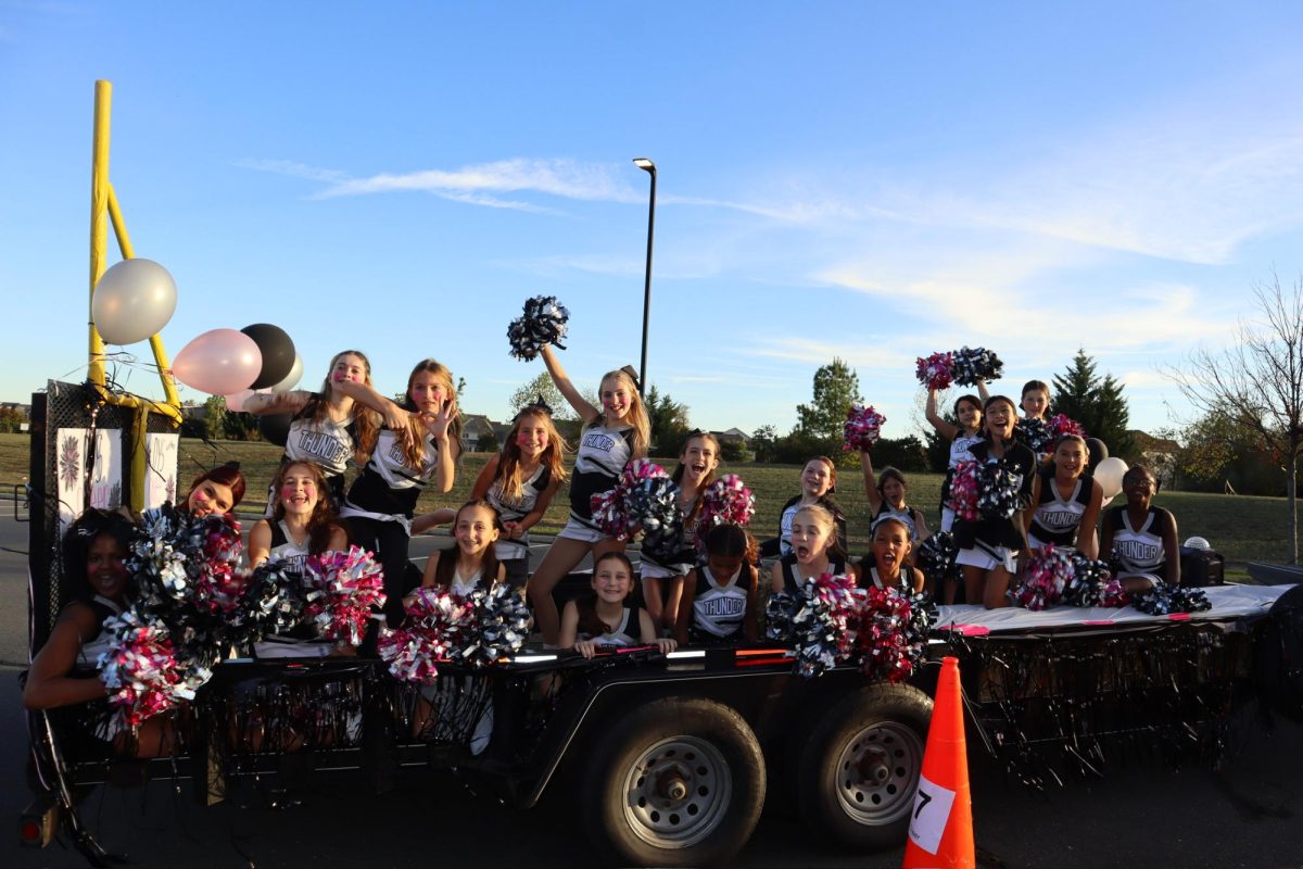 A series of photos illustrating Freedom's Homecoming Parade