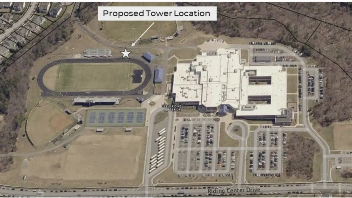 Overview of Freedom's Parking Lot. 
